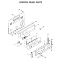 KitchenAid YKFEG500EBS4 control panel parts diagram