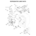 Whirlpool WRF767SDHV02 refrigerator liner parts diagram
