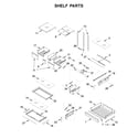 Whirlpool WRF767SDHV02 shelf parts diagram