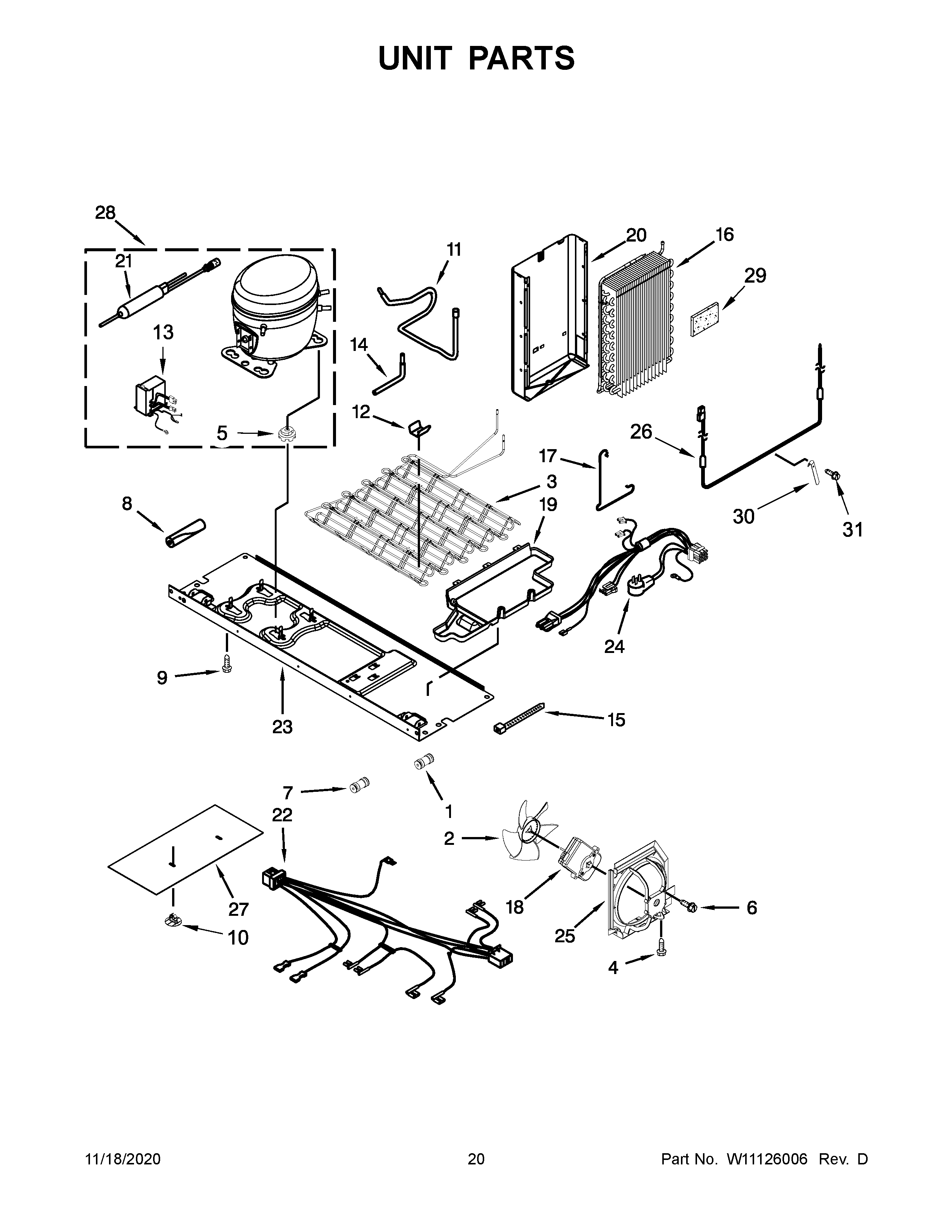 Whirlpool WRS588FIHB00 unit parts diagram