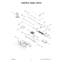 Jenn-Air JJW2427IM01 control panel parts diagram