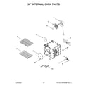 KitchenAid KFGC558JSS01 30" internal oven parts diagram