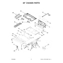 KitchenAid KFDC558JSS01 48" chassis parts diagram