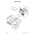 Jenn-Air JUCFP242HX00 liner parts diagram