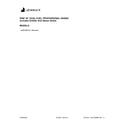 Jenn-Air JDSP536HL01 cover sheet diagram