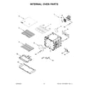 KitchenAid KFDC500JMB01 internal oven parts diagram