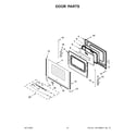 Whirlpool WFG550S0HW2 door parts diagram