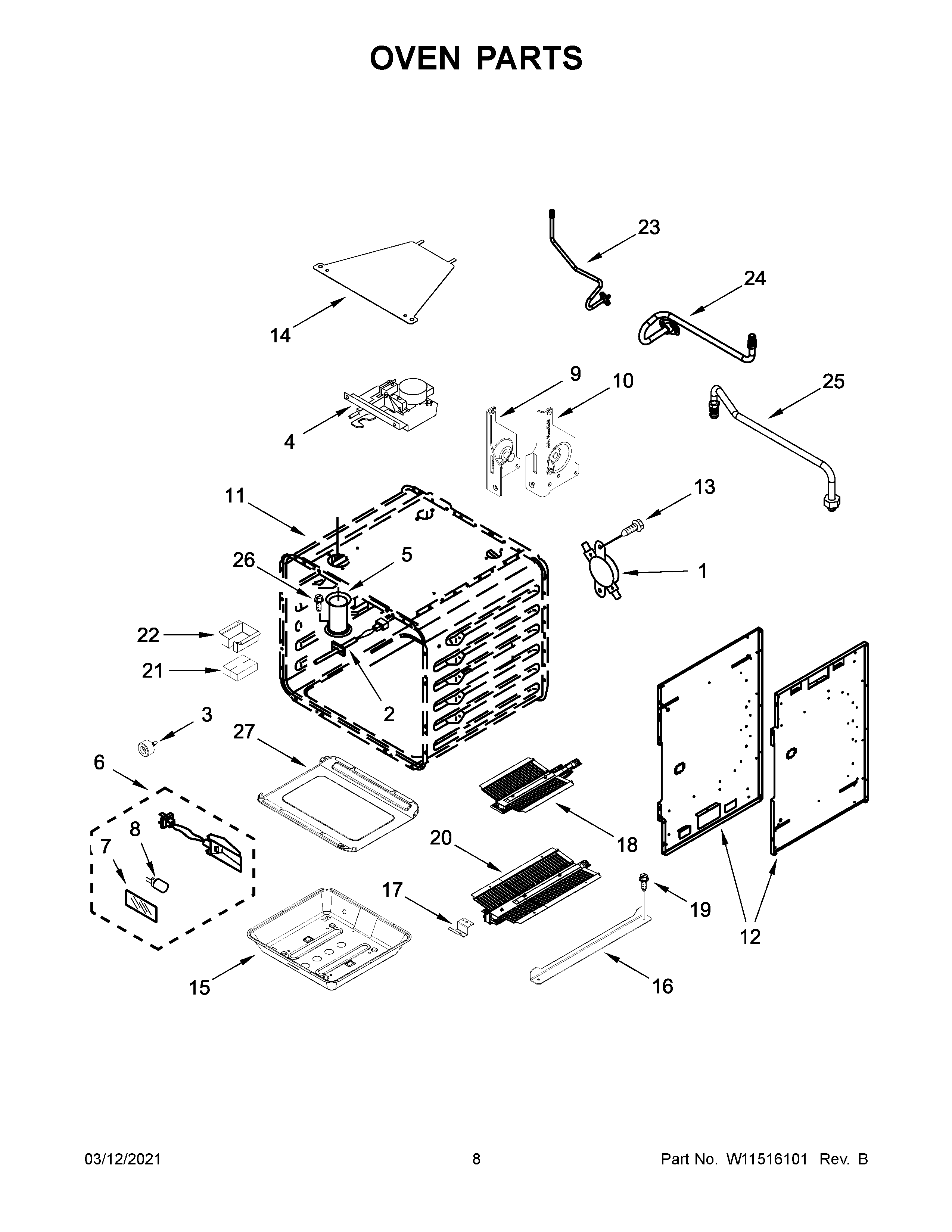 Jenn-Air JGRP436HM01 oven parts diagram