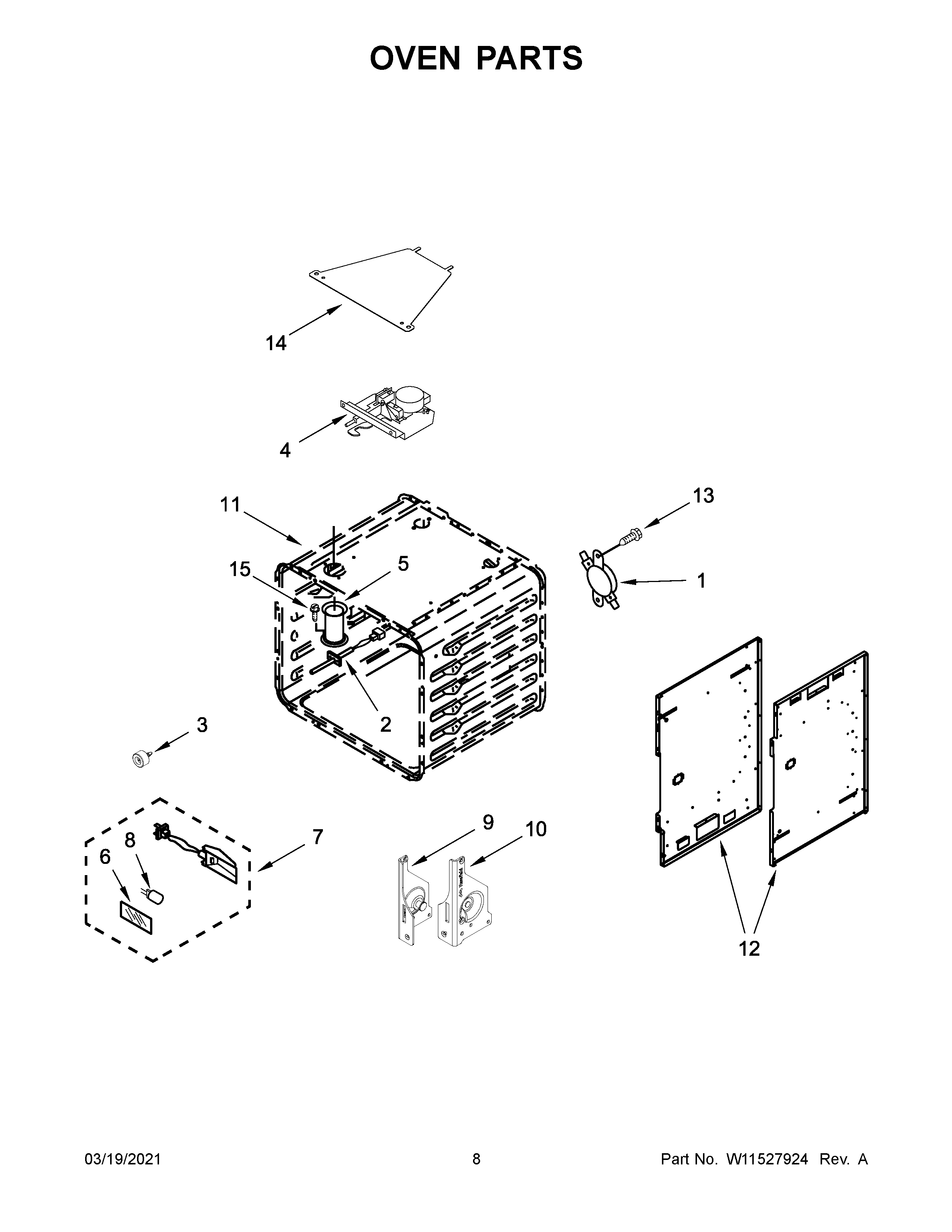 Jenn-Air JDRP436HM01 oven parts diagram
