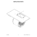 Jenn-Air JXW9030HP2 ventilation parts diagram