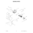 KitchenAid KFGC558JMH02 venting parts diagram