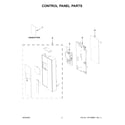 Whirlpool WMT50011KS01 control panel parts diagram