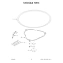 Whirlpool WMT55511KS02 turntable parts diagram
