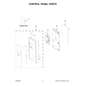 Whirlpool YWMT50011KS01 control panel parts diagram