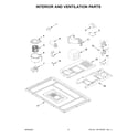 Whirlpool YWMT50011KS01 interior and ventilation parts diagram