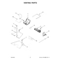 KitchenAid KFGC558JYP00 venting parts diagram