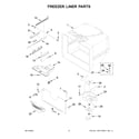 KitchenAid KRBR102ESS03 freezer liner parts diagram