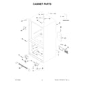 KitchenAid KRBL109ESS03 cabinet parts diagram
