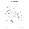 Whirlpool WMH53521HB06 air flow parts diagram