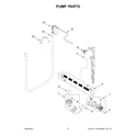 Whirlpool WFW3090JW0 pump parts diagram