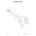 Whirlpool WFW3090JW0 dispenser parts diagram