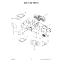 Amana AMV2307PFB7 air flow parts diagram
