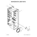 Maytag MSS25C4MGZ03 refrigerator liner parts diagram