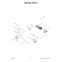 KitchenAid KFDC558JMH01 venting parts diagram