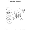 KitchenAid KFDC558JMH01 18" internal oven parts diagram