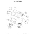Jenn-Air YJMV9196CS6 air flow parts diagram