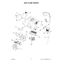 Whirlpool YWMHA9019HZ04 air flow parts diagram