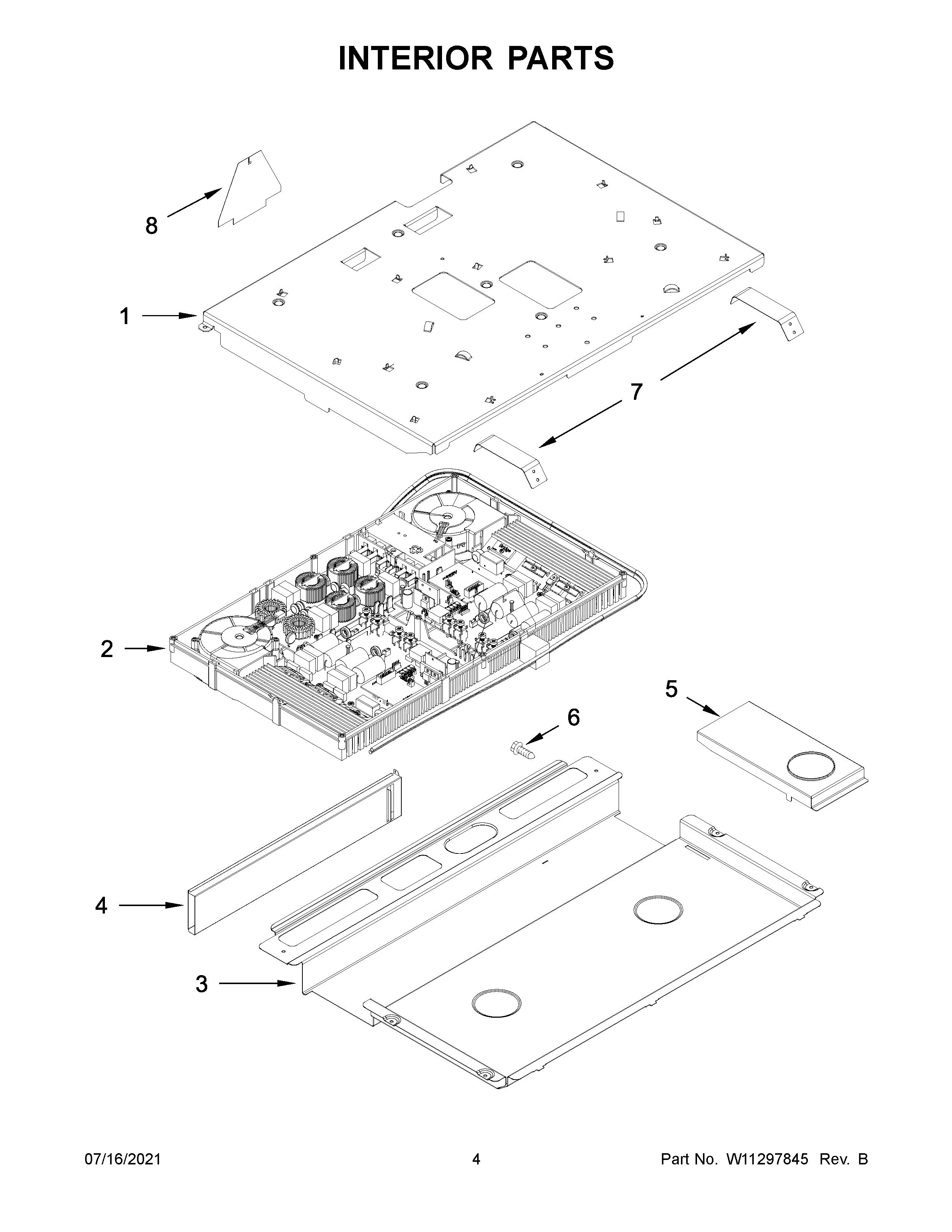Jenn-Air JIS1450DS2 interior parts diagram