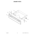 Whirlpool YWFE550S0HW1 drawer parts diagram