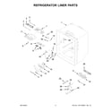 KitchenAid KRFC300EWH03 refrigerator liner parts diagram