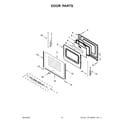 Whirlpool WFG550S0LW0 door parts diagram