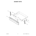 Whirlpool WFG550S0LW0 drawer parts diagram