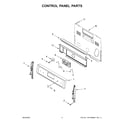 Maytag MER7700LZ0 control panel parts diagram
