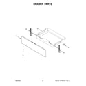 Maytag MGR7700LZ0 drawer parts diagram