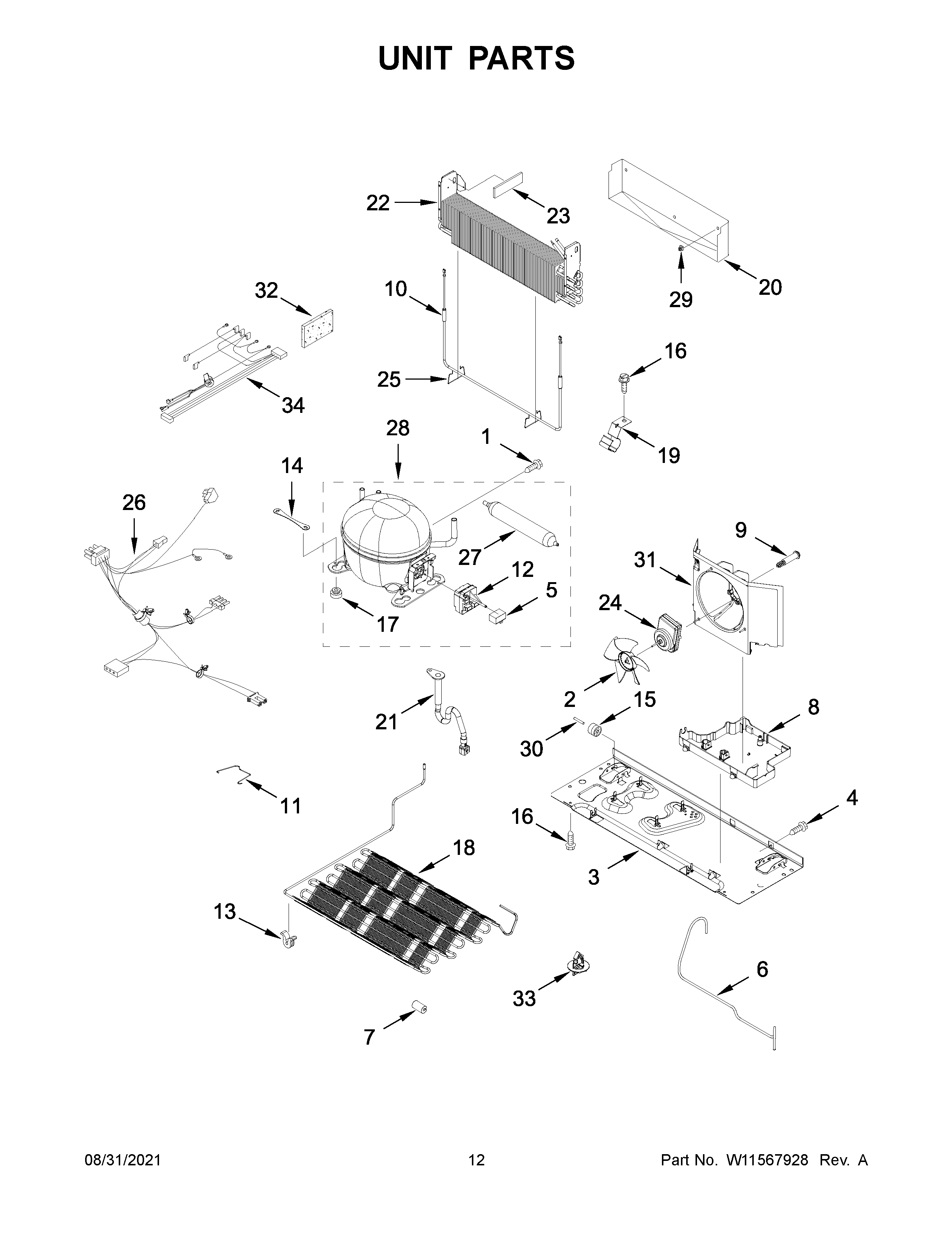 Maytag MFI2570FEB06 unit parts diagram