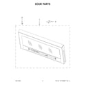 Whirlpool YWMH78019HZ05 door parts diagram