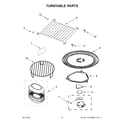 Whirlpool YWMH78019HZ05 turntable parts diagram