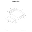 Whirlpool WFG975H0HZ2 drawer parts diagram
