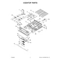 Maytag MGS8800FZ1 cooktop parts diagram