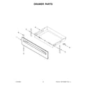 Whirlpool WEC310S0LB1 drawer parts diagram