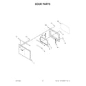 Whirlpool WGD6120HC0 door parts diagram