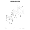 Whirlpool WFE550S0HV2 control panel parts diagram