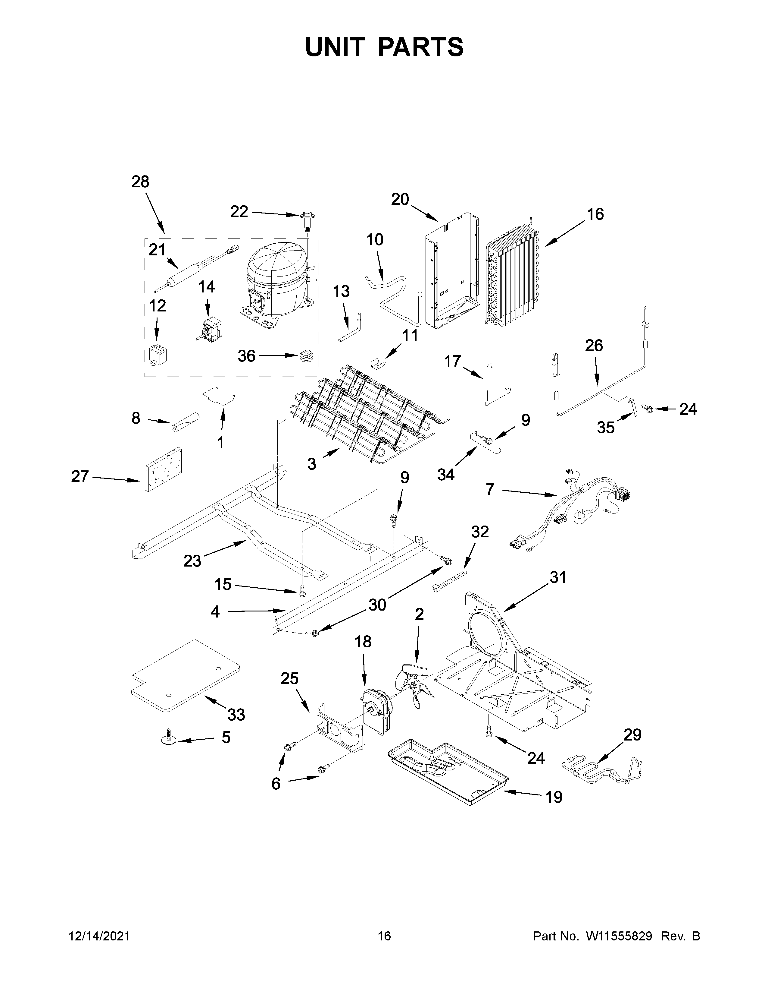 Whirlpool WRS315SNHB06 unit parts diagram