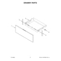 Whirlpool WEC310S0LS1 drawer parts diagram