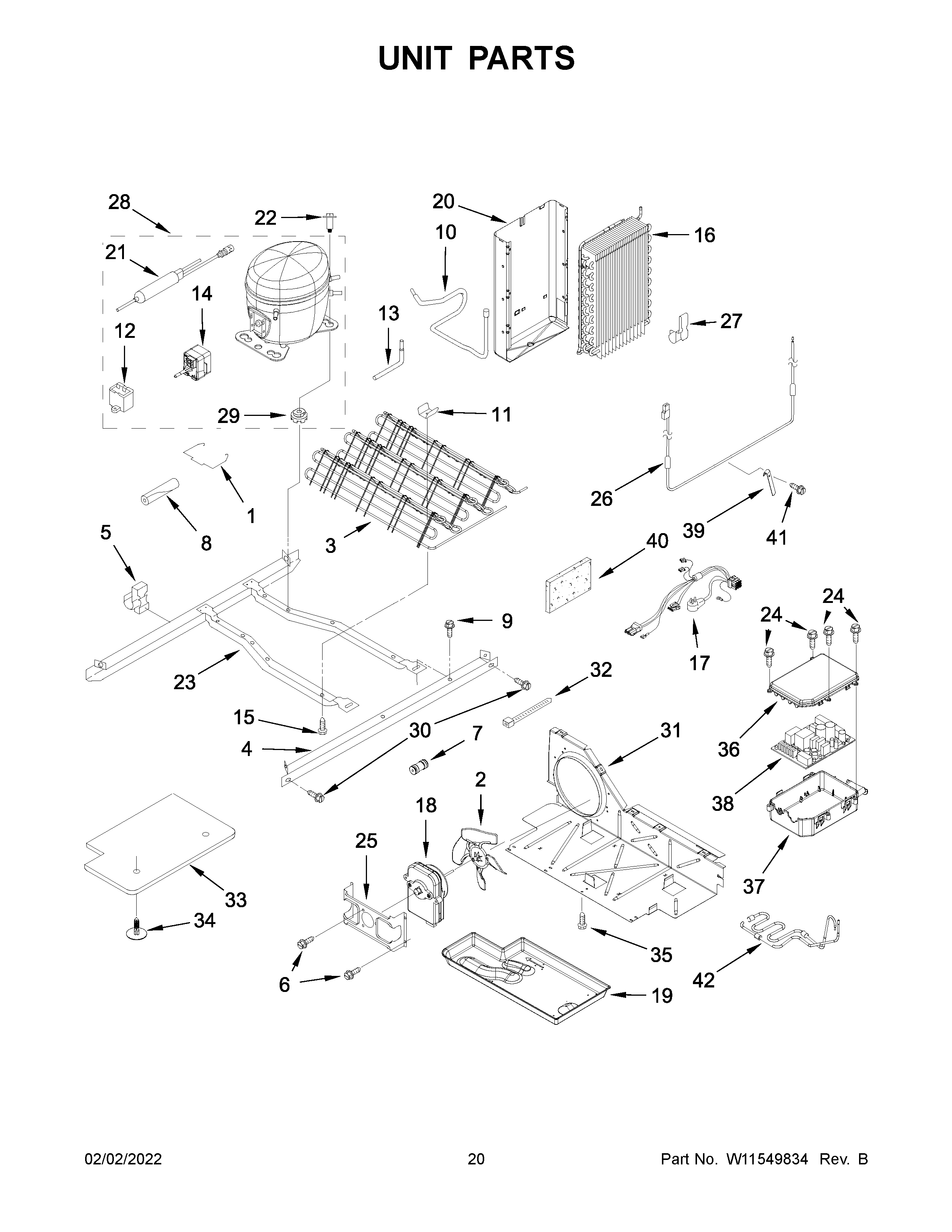 Whirlpool WRS555SIHW06 unit parts diagram