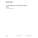 KitchenAid KFGC506JSC02 cover sheet diagram